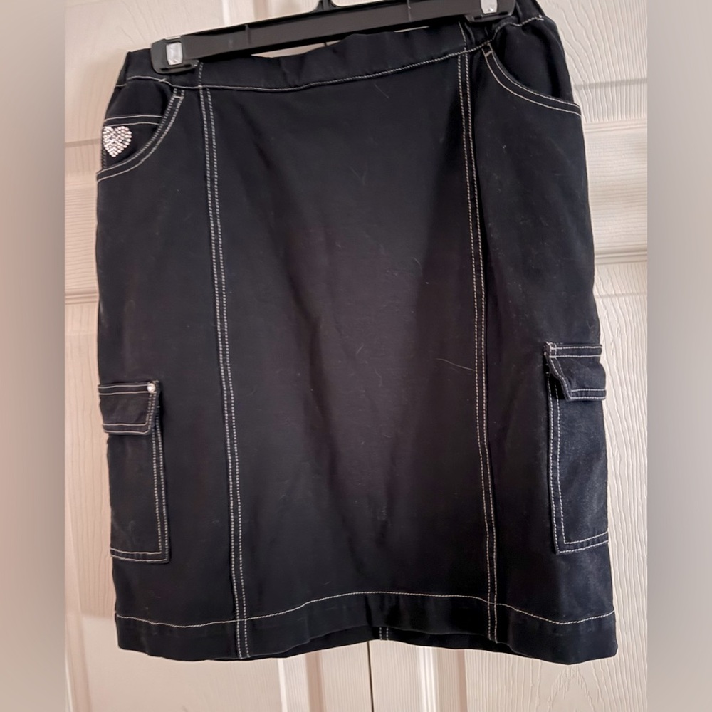 Quacker Factory Black Skort - Size Medium